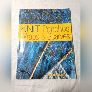 Knit Ponchos Wraps and Scarves Knitting Book Jane Davis Paperback